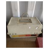 Tackle box with heavy duty tackle including large