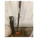 Lot of 2: box clamp and a Meyerco machete in a sti