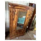 Farm house style cedar armoire, 31" wide x 20" dee