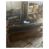 Contemporary multi-tiered entertainment stand with