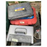 Several tool kits: Dremel with a flexible extendin