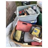Large lot with tool kits, 240 volt plug, automotiv