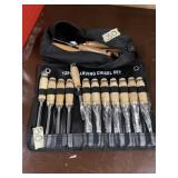 Several wood carving chisel sets