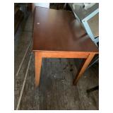 Modern writing desk, 27.5" deep, 48" wide, 30.5" t