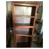 Modern book case, 28.25" wide x 13.5" deep x 72" t