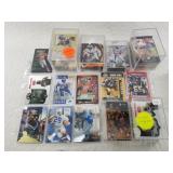 Large lot of NFL cards, all vintage, various sets,