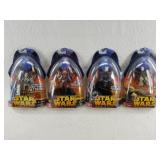 Four 2005 Revenge of the Sith action figurines, Yo
