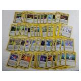 Lot of assorted vintage Pokémon cards: all are tra