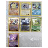 Lot of Holographic vintage Pokémon cards: Ninetale