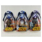 Four 2005 Revenge of the Sith action figurines, Su