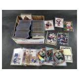 Box lot of Vintage NHL Rookie and Jersey cards.