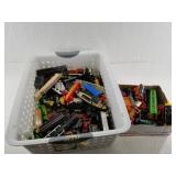 2 Boxes of toys: 1 has Thomas train toys, other ha