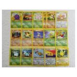 Lot of multiple Pokémon cards from the 1999 Jungle