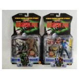 2 Vintage 1998 Capcom resident Evil action figures
