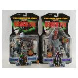 2 Vintage 1998 Capcon resident Evil action figures