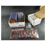 Box lot of Vintage MLB cards, Most are upper Deck