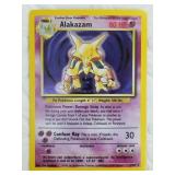 1999 Base set Pokémon card: Alakazam 1/102 good co