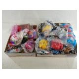 Two boxes of sealed Hello Kitty, Dreamworks toys,