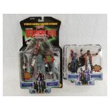 2 Vintage 1998 Capcom resident Evil action figures