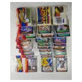 10 Field packs of 1987 Don Russ baseball puzzle an