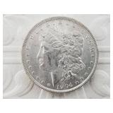1904 O Morgan silver dollar   VF 50 or better
