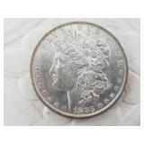 1883 O Morgan silver dollar  AU50 or better