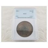 1884 O Morgan silver dollar  MS65 NNC