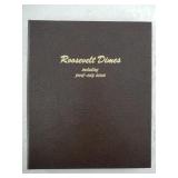 Roosevelt silver dime folder complete from 1946-19