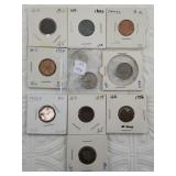 Variety of US coinage including Indian Head cents,
