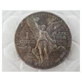 1985 OM Libertad 1 oz. variety .999 fine silver co