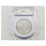 1886 Morgan silver dollar  MS65 by MCCS