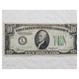 1934 A $10 Fed Reserve note