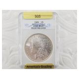 1889 Morgan silver dollar  MS67 SGS