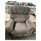 Vintage upholstered reclining rocking chair NO SHI