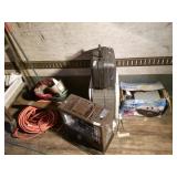 Variety lot with heaters, tools, air compressor ho