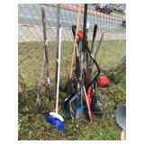 Large lot of outdoor home and garden tools NO SHIP