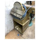Vintage upright belt/disc sander setup for 220 vol
