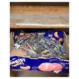 Large box lot of pliers all different shapes, size