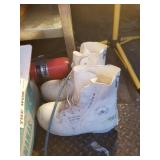 Pair of Bunny boots size 10R, March, 1975, in rema