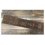 Cocobolo plank 40" x 8" x 2.75"