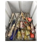 Large set of mostly Stanley chisels