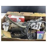 Large lot of paint sprayers, motors and accessorie
