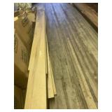 12 Wood planks, variety of species, longest is 100