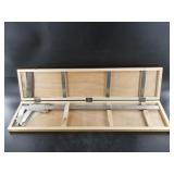 Long set of calipers in a hard sided box, overall