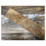 Curly mango board, 25" x 6" x 1"