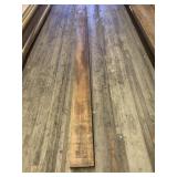 Koa wood board 95" x 4" x 1.5" med finish