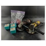 Lot with 2 angle grinders NO SHIPPING