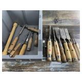 Chisel set with many by Stanley Goldenberg