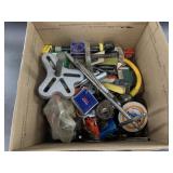 Box lot with tools, accessories, etc. NO SHIPPING