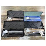 4 New in box dial calipers